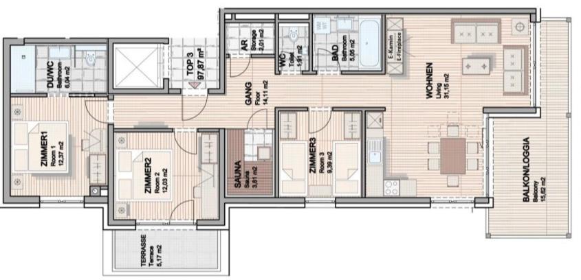 Apartman Fuerth Kaprun Exteriör bild